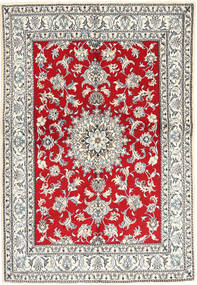  Orientalischer Nain Teppich 147X214 Grau/Beige Wolle, Persien/Iran Carpetvista