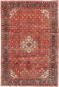  Persischer Hosseinabad Teppich 212X304 Rot/Braun (Wolle, Persien/Iran)