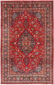 Alfombra Mashad 199X317 Rojo/Rojo Oscuro (Lana, Persia/Irán)