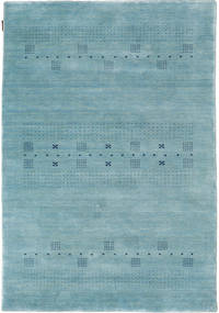  120X180 Klein Loribaf Loom Fine Eta Teppich - Hellblau Wolle
