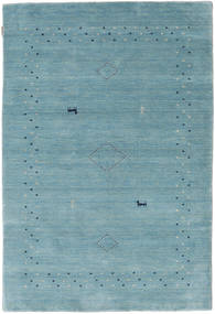  Tapete Lã 120X180 Loribaf Loom Fine Alfa Azul Claro Pequeno