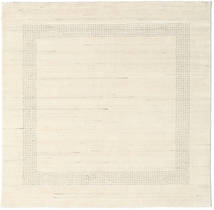  ウール 絨毯 200X200 Handloom Gabba ナチュラルホワイト 正方形 ラグ