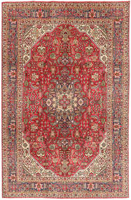 199X300 Tapete Oriental Tabriz Vermelho/Bege (Lã, Pérsia/Irão) Carpetvista
