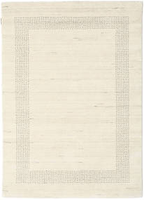  140X200 単色 小 ハンドルーム Gabba 絨毯 - ナチュラルホワイト ウール