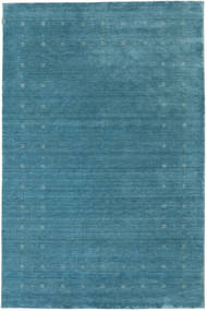  190X290 単色 Loribaf ルーム Fine Delta 絨毯 - ブルー ウール