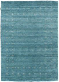 Loribaf Loom Fine Delta 120X180 Small Blue Plain (Single Colored) Wool Rug