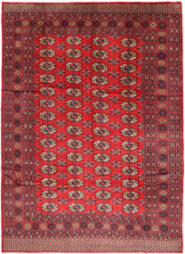 Turkaman Tæppe 216X295 Rød/Mørkerød Uld, Persien/Iran Carpetvista