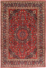  Orientalischer Maschad Teppich 193X295 Wolle, Persien/Iran Carpetvista