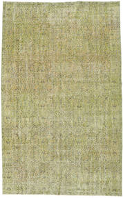  173X278 Colored Vintage Teppich Grün/Gelb Türkei Carpetvista
