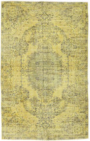  Colored Vintage Rug 167X262 Wool Yellow/Green Carpetvista