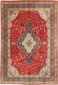  Täbriz Teppich 190X287 Persischer Wollteppich Rot/Beige Carpetvista