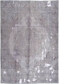 242X340 絨毯 カラード ヴィンテージ モダン グレー/ライトグレー (ウール, ペルシャ/イラン) Carpetvista