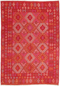  174X243 Kelim Afghan Old Stil Teppich Afghanistan Carpetvista