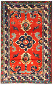  Kazak Fine Tappeto 105X173 Di Lana Rosso/Grigio Scuro Piccolo Carpetvista