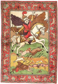  Orientalischer Bachtiar Teppich 100X140 Wolle, Persien/Iran Carpetvista