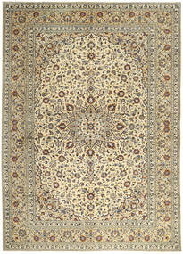 295X400 絨毯 カシャン オリエンタル オレンジ/ベージュ 大きな (ウール, ペルシャ/イラン) Carpetvista
