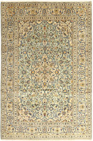 242X366 絨毯 オリエンタル カシャン ベージュ/イエロー (ウール, ペルシャ/イラン) Carpetvista