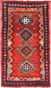  57X100 Medallion Small Hamadan Rug Wool, Carpetvista