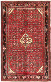  Hosseinabad Tappeto 153X245 Persiano Di Lana Rosso/Marrone Piccolo Carpetvista