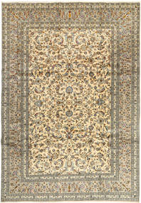 245X350 Keshan Matta Orientalisk Beige/Orange (Ull, Persien/Iran) Carpetvista