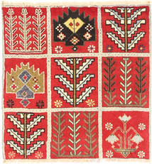 58X60 Tapete Bakhtiari Oriental Quadrado (Lã, Pérsia/Irão) Carpetvista