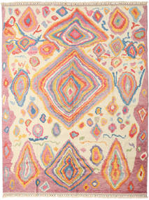  245X328 Groß Handknotted Berber Shaggy Teppich Wolle, Carpetvista