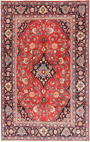 193X310 Dywan Keszan Orientalny Czerwony/Szary (Wełna, Persja/Iran) Carpetvista
