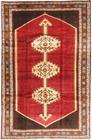  Saveh Rug 200X305 Persian Wool Red/Brown Carpetvista