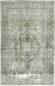 Colored Vintage Teppich 192X300 Grün/Grau Wolle, Persien/Iran Carpetvista