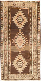 絨毯 キリム ファーシュ 175X350 ベージュ/茶色 (ウール, ペルシャ/イラン)