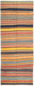130X350 Kelim Teppich Orientalischer Läufer Beige/Orange (Wolle, Persien/Iran) Carpetvista