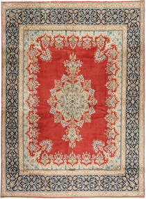  Persischer Kerman Teppich 290X390 Beige/Rot Carpetvista