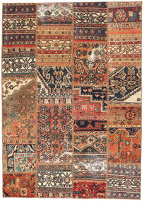 Patchwork Rug 145X200 Wool, Persia/Iran Carpetvista