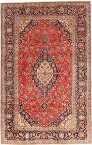 Koberec Orientální Keshan 200X312 Červená/Oranžová (Vlna, Persie/Írán)