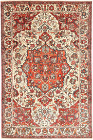 絨毯 ペルシャ バクティアリ 218X322 ベージュ/レッド (ウール, ペルシャ/イラン)