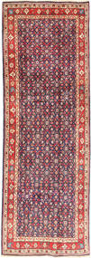 112X322 絨毯 オリエンタル ハマダン 廊下 カーペット レッド/ベージュ (ウール, ペルシャ/イラン) Carpetvista