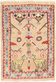  47X70 Medallion Small Hamadan Rug Wool, Carpetvista