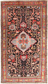 絨毯 オリエンタル ナハバンド 200X350 レッド/茶色 (ウール, ペルシャ/イラン)
