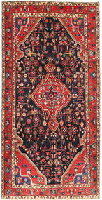 160X312 Hamadan Rug Oriental Runner
 Red/Dark Grey (Wool, Persia/Iran) Carpetvista