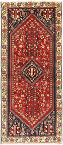  Persischer Abadeh Teppich 60X145 Läufer (Wolle, Persien/Iran)