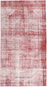  165X305 Colored Vintage Szőnyeg Előszoba Piros/Világos Rózsaszín Perzsia/Irán
 Carpetvista