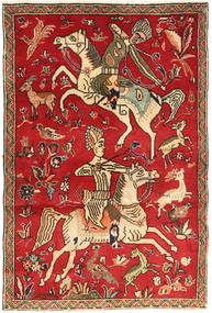 98X145 絨毯 オリエンタル タブリーズ (ウール, ペルシャ/イラン) Carpetvista