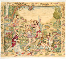  Persischer Täbriz 50 Raj Mit Seide Teppich 199X239 (Wolle, Persien/Iran)