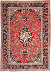 247X350 Keshan Patina Matta Orientalisk Röd/Orange (Ull, Persien/Iran) Carpetvista