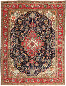  Oriental Tabriz Patina Rug 252X327 Red/Beige Large Wool, Persia/Iran Carpetvista