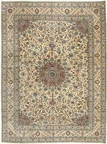 Najafabad Patina 300X390 Perzsa Gyapjúszőnyeg Bézs/Narancssárga Nagy Carpetvista