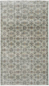 Colored Vintage Teppich 163X285 Grau/Dunkelgelb Wolle, Türkei Carpetvista