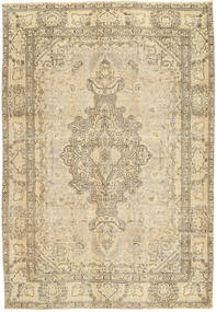  Orientalischer Täbriz Patina Teppich 200X290 Beige/Orange Wolle, Persien/Iran Carpetvista