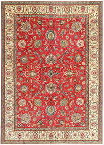 Täbriz Patina Teppich 267X370 Beige/Rot Großer Wolle, Persien/Iran Carpetvista