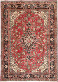 Täbriz Patina Teppich 244X346 Rot/Orange Wolle, Persien/Iran Carpetvista